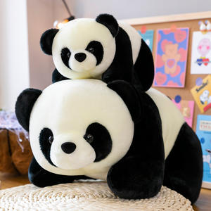 Peluche <span class=keywords><strong>Panda</strong></span> brodée en coton PP, petite taille, pour enfants, idéale comme doudou ou pour les activités d'anniversaire, cadeau parfait - Product Image 1