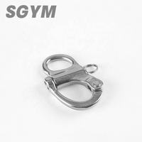 Manille fixe à dégagement rapide en acier inoxydable durable de 35/52/69/96mm pour kayak voilier Yacht matériel de voile