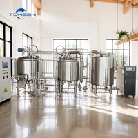 Machine à bière en cuivre rouge 500L 1000L, équipement de brassage de bière, pour pub et restaurant