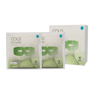 Nieuw Binnen Zichtbare Zelfkoelende Ooglap Koud Oogmasker Met Groen Appelaroma Voor Oogzwelling - Product Image 3