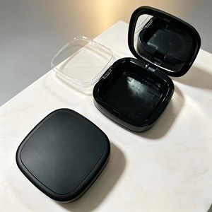 Compact <b>Square</b> Pressed Powder Case Cosmetics Empty Customizable Plastic BB/CC Cream Box Mirror for Makeup (Custom Color - Product Image 1