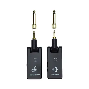 Transmisor receptor inalámbrico de guitarra eléctrica 2,4g transceptor instrumento secador de pelo reemplaza cable de audio sin estuche de carga