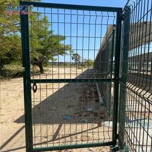 <span class=keywords><strong>Portail</strong></span> battant simple avec porte de passage, clôture en treillis métallique, <span class=keywords><strong>portail</strong></span> de jardin en treillis 3D, installation facile et rapide à prix abordable - Product Image 3