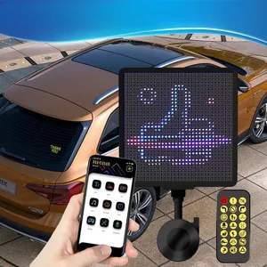 एलईडी डिजिटल स्क्रीन लोगो कार रियर विंडो एलईडी लाइट कार डिस्प्ले एपीपी कंट्रोल कार एलईडी डिस्प्ले विज्ञापन