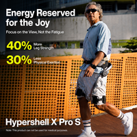 Nouvel exosquelette motorisé intelligent Hypershell X Pro S pour les membres inférieurs, support de jambe portable pour divers athlètes, utilisation en salle de sport et en randonnée en montagne