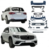 Kit de Carrocería Nuevo en Oferta para Benz Clase GLC X253 2016-2019 Modificado a GLC 63S AMG con Parachoques Delantero y Rejilla