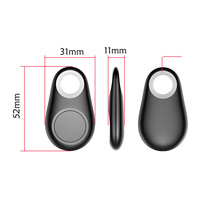 Mini GPS Compact Alarme Antiperte Rappel Intelligent Retrouver Localisateur Portable pour Clés