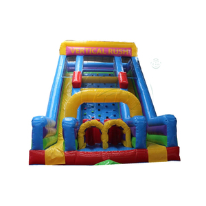 Castillo Inflable para Niños, Tobogán Combinado, Parque de Diversiones, Tobogán Doble Inflable con Escalada para Piscina y Playa - Product Image 2