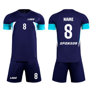 Seragam Sepak Bola Dewasa Grosir Pabrik, Kaos, Celana Pendek, Kaus Kaki, Logo Cetak, Anak-Anak, Tim, Stok Tinggi Thailand, Dapat Disesuaikan - Product Image 2