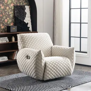 Canapé moderne en tissu de haute qualité SANS Fauteuil à bascule inclinable avec inclinaison pivotante