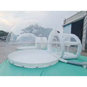 5m clear top bubble house inflatable balloon dome with airtight frame for family parties glamping from inflatable tent factory