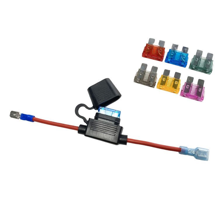 Стандартный Автоматический встроенный держатель предохранителя 16AWG ATO ATC с лезвием ACU, автомобильные запасные держатели предохранителей