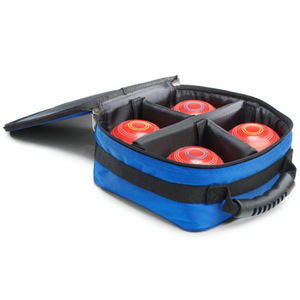 600D Oxford Polyester 4 Lawn Bowls Bag Indoor & Outdoor <b>Bowling</b> Bag Durable Four Bowls Bag - Product Image 2