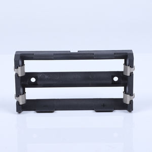 ABS 플라스틱 2x18650 배터리 홀더 케이스 은도금 <span class=keywords><strong>18650</strong></span> 배터리 셀 플라스틱 상자 케이스 - Product Image 1