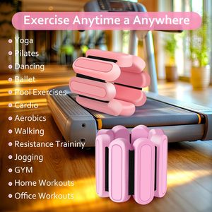 Pesi Regolabili in Silicone da 1LB (0.5LB o 2) per Caviglie e Polsi, Braccialetti Personalizzati con Peso per Rafforzamento, Fitness, Allenamento - Product Image 3