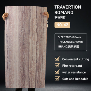 Panel de Pared de Piedra Flexible con Textura Artística MCM - Acabado de Piedra Lineal Artístico de Lujo Ligero, Impermeable, para Interiores, Hoteles y <span class=keywords><strong>Cocinas</strong></span> - Product Image 5