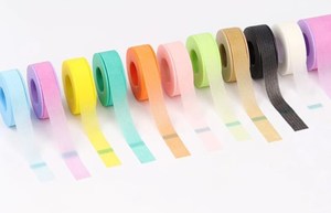 Bandes de gel en silicone de qualité médicale à texture croisée, adhésif sensible pour extensions de cils, MicroPore 1,25 cm 2,5 cm - Product Image 6