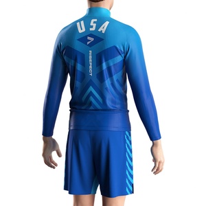 Sudadera de cuello alto con cremallera de un cuarto para hombre, de alta calidad, para calentamiento de lucha, venta al por mayor - Product Image 6