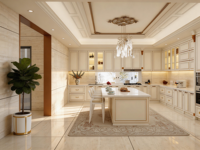 Armoires de cuisine sur mesure avec finition blanche, finition laquée et installation murale, dimensions et aménagement de rangement personnalisés