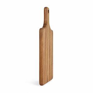 Tabla de cortar de <span class=keywords><strong>madera</strong></span> de acacia con mango, disponible en stock local en EE. UU., sin personalización, para el hogar, restaurantes, cocinas, carne, verduras y frutas. - Product Image 2