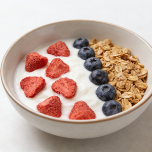 Fraises lyophilisées en gros, collations saines en vrac au goût acidulé, prêtes à consommer, sans OGM, en emballage sous vide OEM - Product Image 6