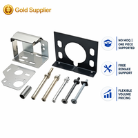 Service de fabrication et d'assemblage de tôles sur mesure TZR, supports en acier inoxydable avec kit de quincaillerie et fixations