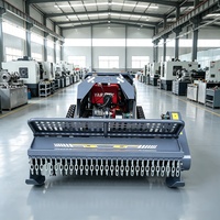 Tondeuse robotisée intelligente sans fil 4 temps à télécommande, désherbeuse agricole à essence, coupe-bordures