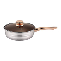 Ensemble de casseroles et poêles de cuisine de bonne qualité, disponibles en plusieurs tailles, avec base à induction, antiadhésives