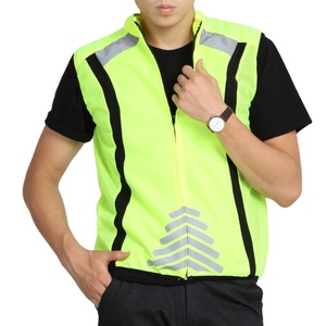 Chaleco de Seguridad Reflectante de Alta Visibilidad para Bicicletas y Motocicletas, Logotipo Personalizado, 100% Poliéster, Color Personalizado - Product Image 1