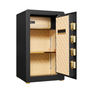 Caja Fuerte Electrónica de Acero para el Hogar, Caja de Seguridad Digital Antirrobo con Alerta Inteligente, Estante Extraíble, Modo Silencioso para Dinero y Joyas - Product Image 5