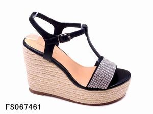 Women's Shoes New Styles Heel Shiny Strap Sandals <strong>with</strong> <strong>Wedge</strong> <strong>Platform</strong> for Moms - Product Image 2
