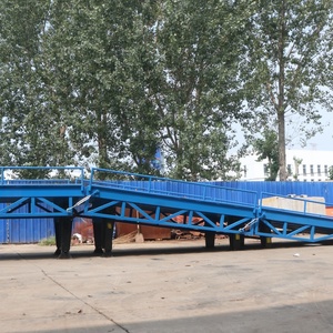 10t محمولة منصة رامب جسر الصعود المحمول بالجملة الكهربائية الهيدروليكية منصة رفع الحاويات التحميل - Product Image 1