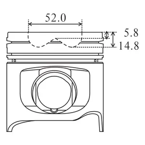 Piston Mesin ALFIN 8140.21 A354126 40286600 0432400 8752510000 A354071 0070400 A350671 93123600 0080500 8724520030 87-245200-30