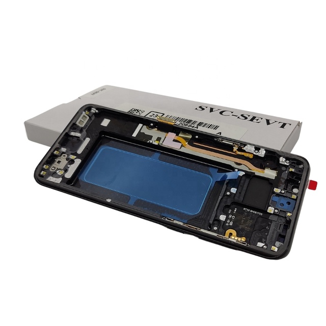 Original Soft OLED Mobile Phones LCD for Samsung S8+ G955 Mobile Phone Part LCD Replacement Assembly Frame with LCD Service Pack
