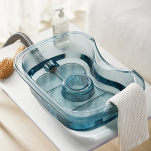 อ่างสระผมสแตนเลสทรงสวย ดีไซน์ใหม่สำหรับร้านทำผม - Product Image 2