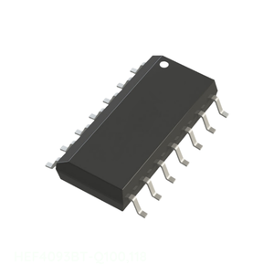 Logic 14 solc (ความกว้าง0.154 "3.90มม.) ชิ้นส่วน HEF4093BT-Q100118อิเล็กทรอนิกส์มีในสต็อก - Product Image 1