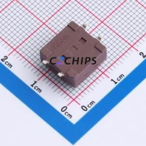 TSX12311-065D531DH-R0500 Tactile Switch SMD-4P,11.7x11.5mm Switch Single Pole Single Throw Round Button 2.8N 11.7mm - Product Image 2
