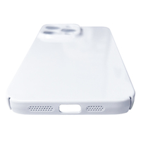 Coques de téléphone personnalisées avec logo pour iPhone 15 14 13 12 Pro Max, films de sublimation 3D pour PC, blancs pour sublimation, ITOP