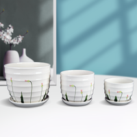 Pot de fleurs en céramique de haute qualité, pot en céramique pour plantes