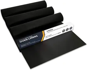 Pfoa Gratis Premium Extra Dikke Oven Liner Voor Onderkant Van Ovens Non-stick Extra Grote Maat Ptfe Bakken Lakens