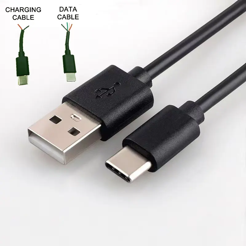 High Quality Factory Custom 1A 2A USB A To Type C Cable USB C Charging Data Cable Mobile Phone Accessories Type-C Cable