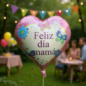 Ballon en aluminium en forme de cœur pour fête, 45 cm, épais, pour décoration d'anniversaire - Product Image 2