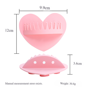 Attrape-cheveux en silicone pour douche - Collecteur de cheveux mural avec ventouses pour drain de salle de bain - Product Image 3