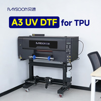 Imprimante UV DTF A3 Baysoon TPU mini XP600, imprimante UV DTF A5 pour décalcomanies, imprimante UV DTF A3