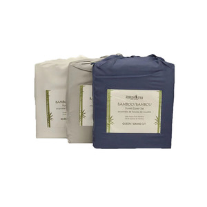 100% viscose từ tấm tre thiết lập 100% tre đôi đầy đủ Nữ Hoàng Vua làm mát mềm tấm ga trải giường Tre Bộ đồ giường - Product Image 6