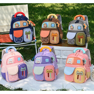 New Fashion <b>Children</b> <b>Backpack</b> Cartoon Style Lightweight Oxford Fabric Outdoor Leisure Kindergarten Kids <b>Backpack</b> - Product Image 2