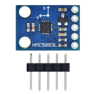 Módulo <span class=keywords><strong>de</strong></span> <span class=keywords><strong>sensor</strong></span> <span class=keywords><strong>de</strong></span> magnetómetro <span class=keywords><strong>de</strong></span> brújula <span class=keywords><strong>de</strong></span> triple eje QMC5883L <span class=keywords><strong>de</strong></span> 3V-5V, módulo <span class=keywords><strong>de</strong></span> <span class=keywords><strong>campo</strong></span> magnético <span class=keywords><strong>de</strong></span> tres ejes para <span class=keywords><strong>Arduino</strong></span>, 2 unidades - Product Image 3