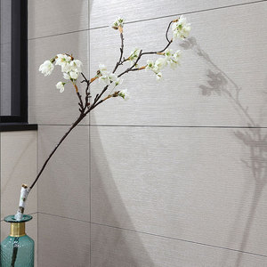 Chất Lượng Cao 3d Silk Nhìn Chải Kết Cấu Trắng Và Màu Be Chống Trượt Toàn Thân Sứ Tường Và Sàn Gạch - Product Image 5