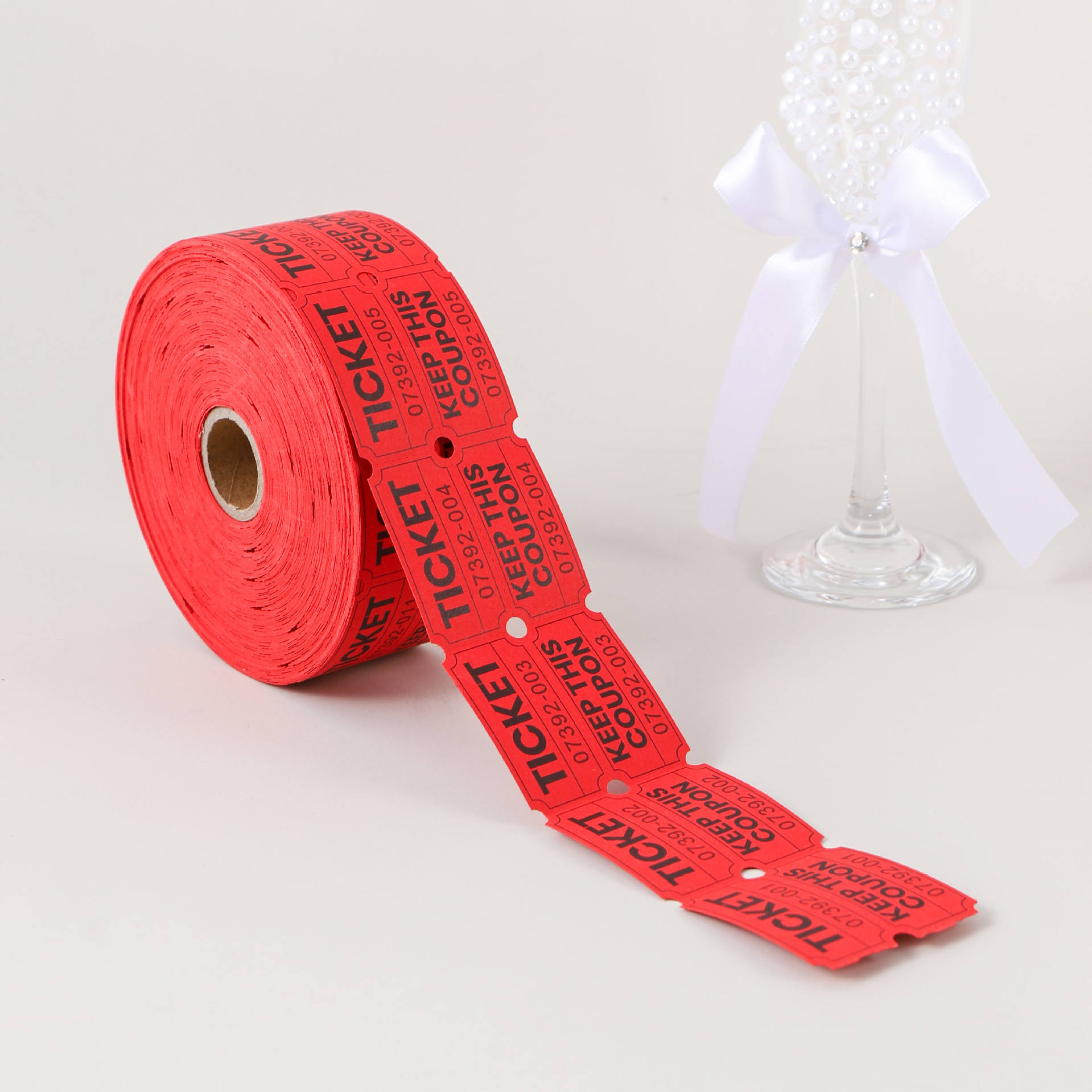 Dark red-500 pairs 500 sheets/roll-85cm diameter-5cm thickness