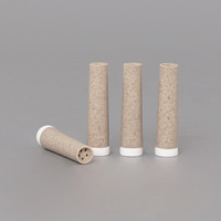 Filtre à pipe conique brun naturel avec charbon de coco 6mm/7mm/8mm/9mm, logo personnalisé en usine